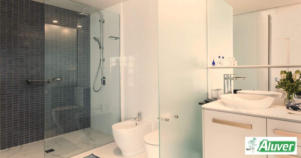 paroi en verre pou salle de bain et douche - Aluver Guyane