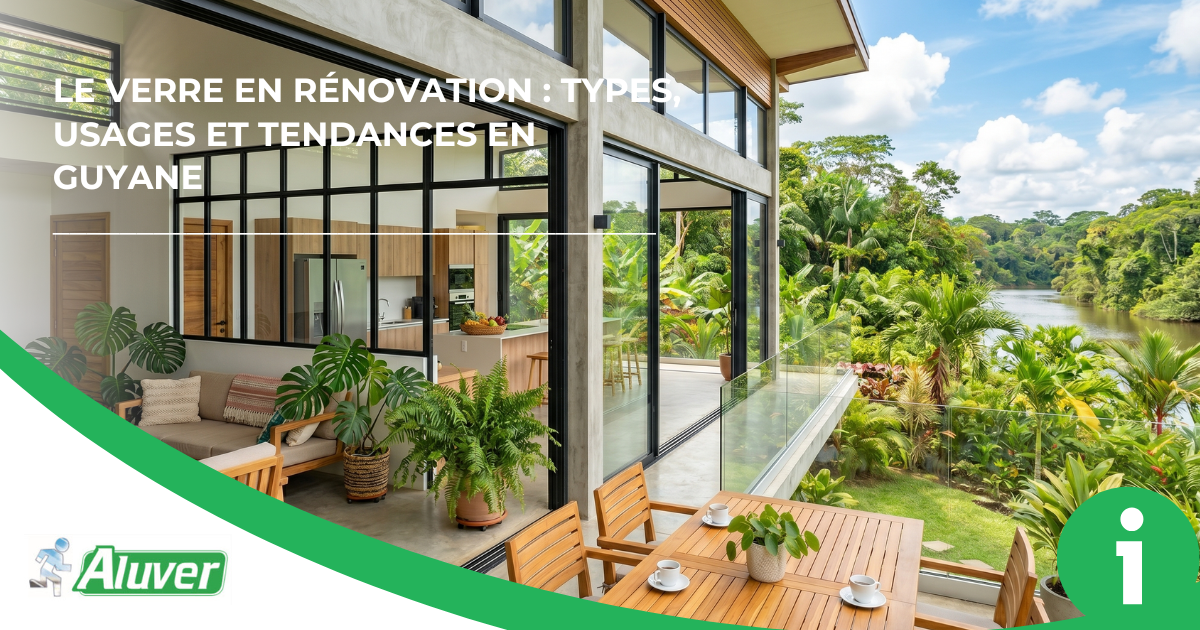 🪟 Le verre en rénovation : types, usages et tendances | ALUVER Guyane