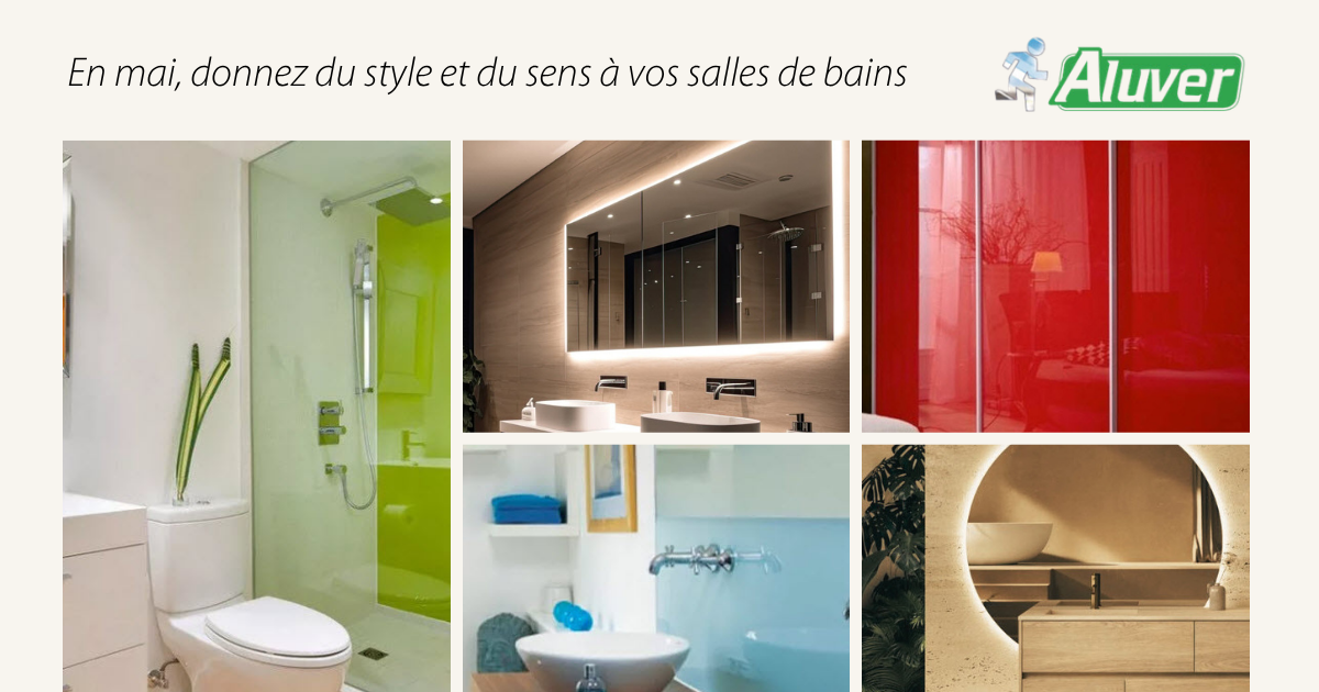 En mai, donnez du style et du sens à vos salles de bains